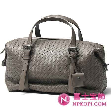 ボッテガヴェネタ/BOTTEGA VENETA/ レザーボストンバッグ/モンテーニュバッグ /スチールグレー272801 v0016 2873